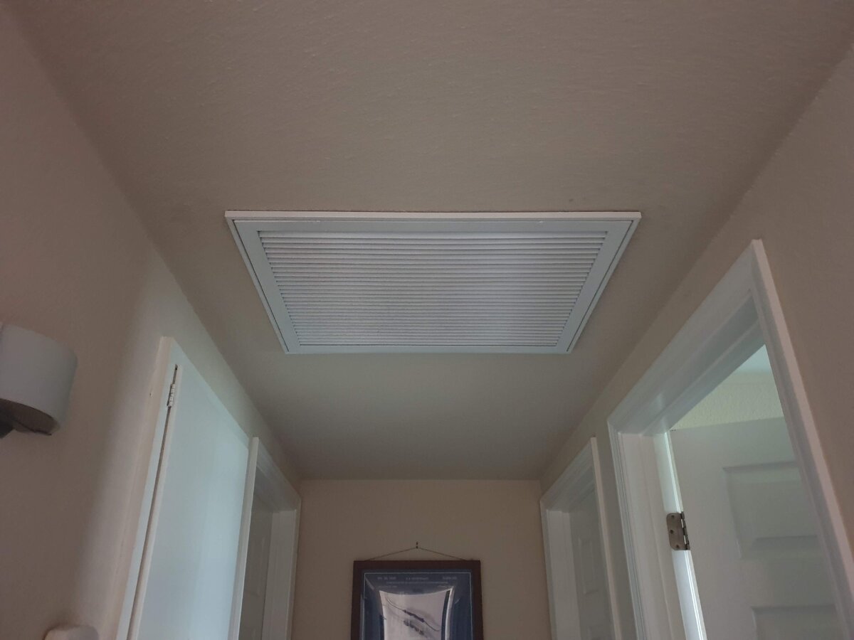 Подача воздуха в коридор. Фото из личного архива.