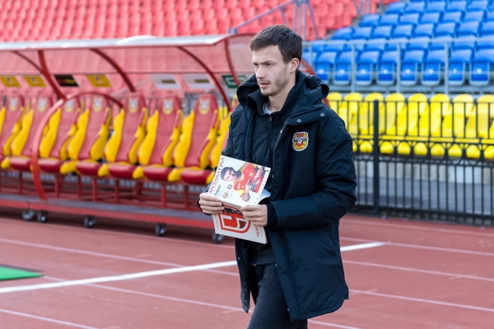 Даниил Лесовой перед матчем «Арсенал» - «Рубин» (arsenaltula.ru)