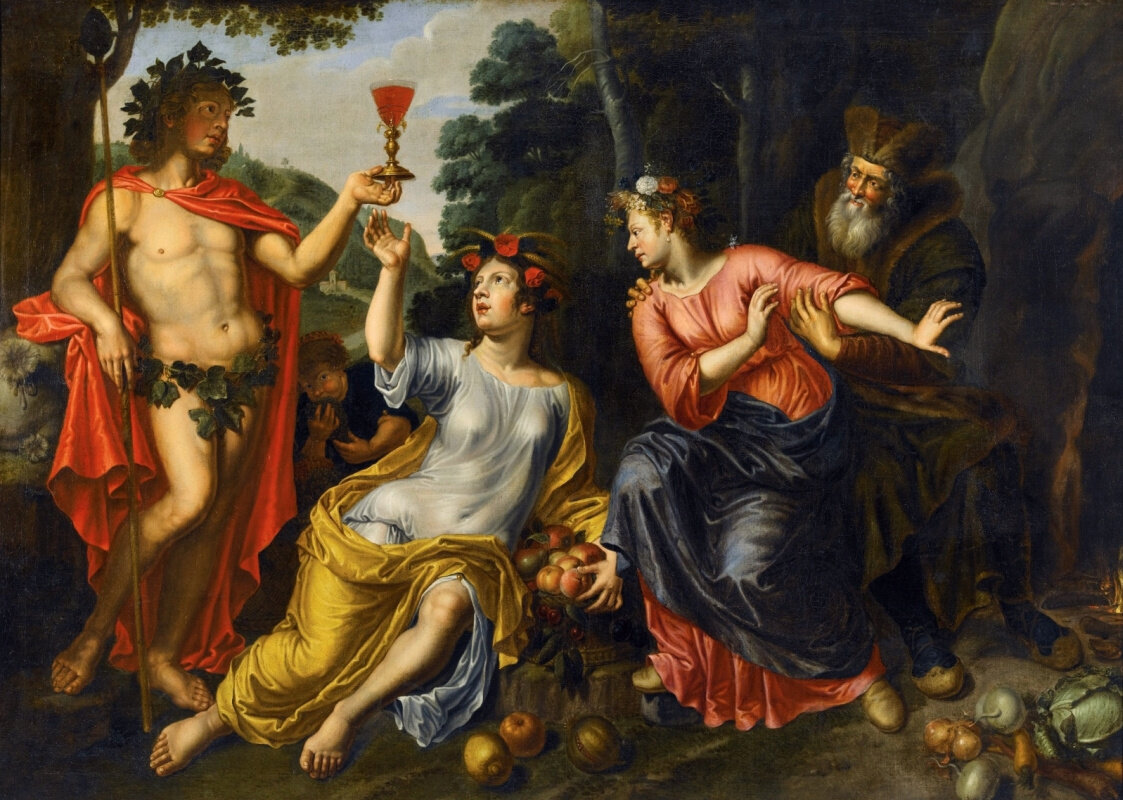 Питер ван Линт «Вакх, Церера, Прозерпина и Плутон» (найдите Вакха :) )