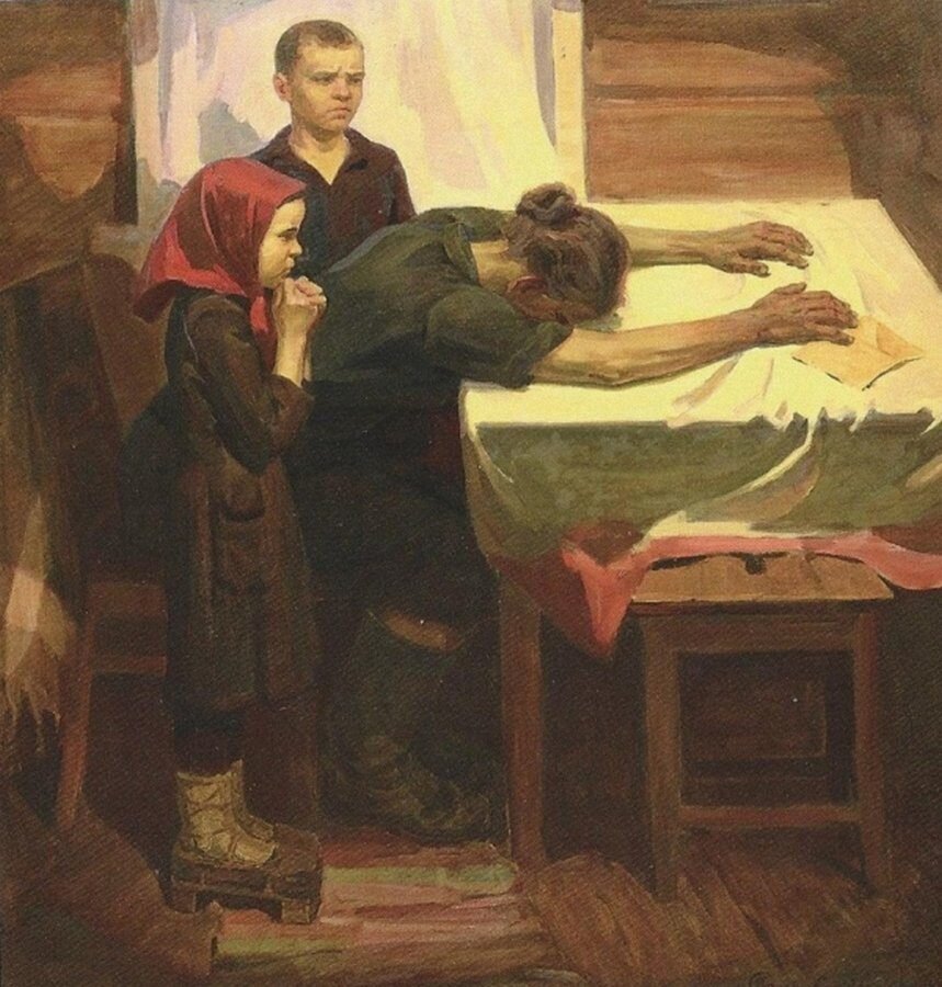 Петр Садофьевич Семенов. Похоронка. Источник: ribalych.ru