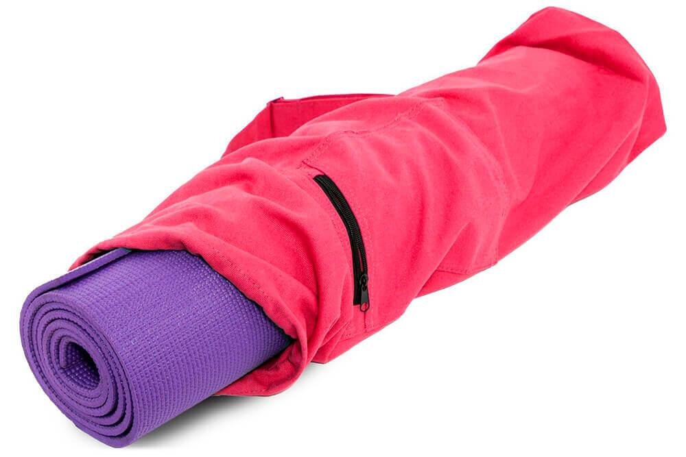 Чехол не только для переноски, но и для бережного хранения йога-мата