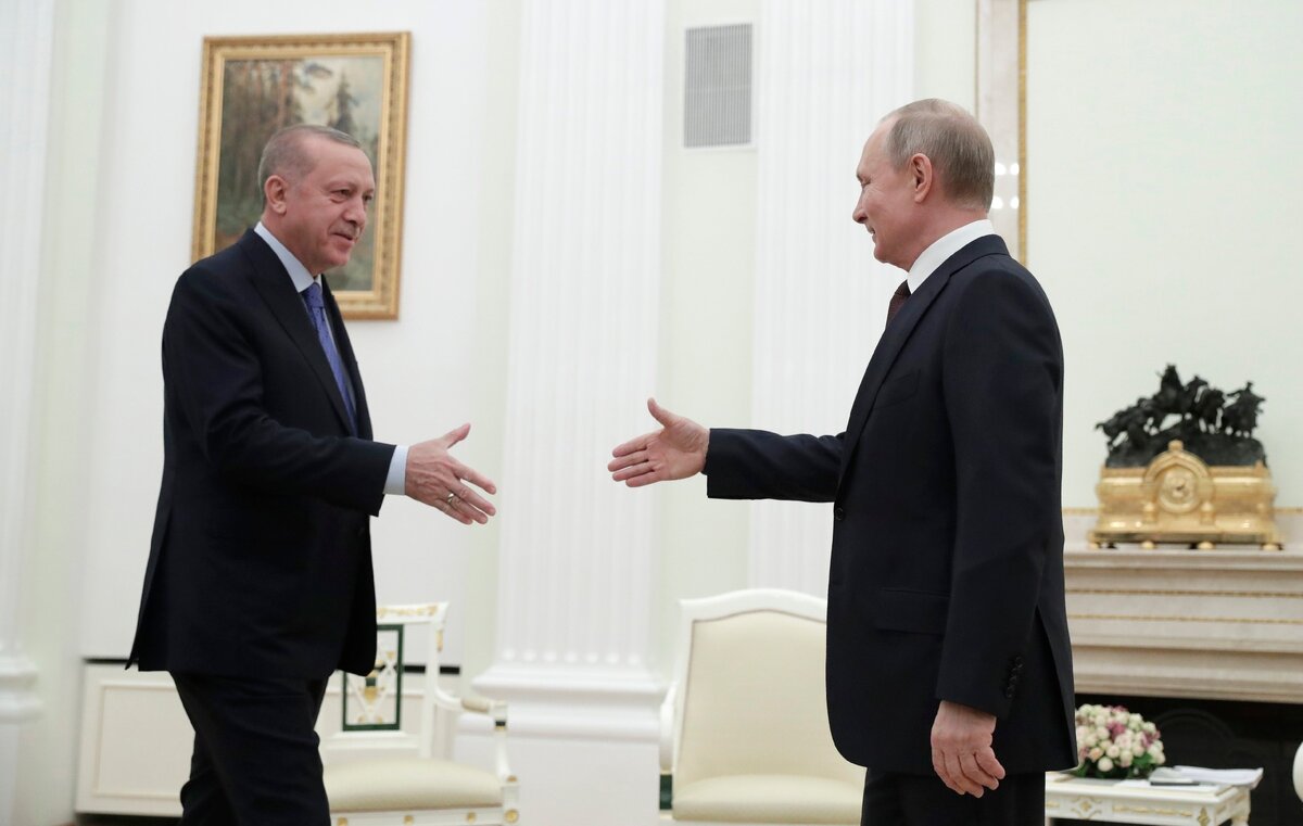 Фото: Переговоры  президентов России и Турции  Источник:  https://mynamaz.ru/news/