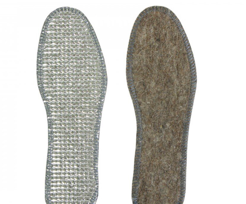 Insoles thermo felt foil p. 43 dl 26.5 cm, from: NoBrend Китай