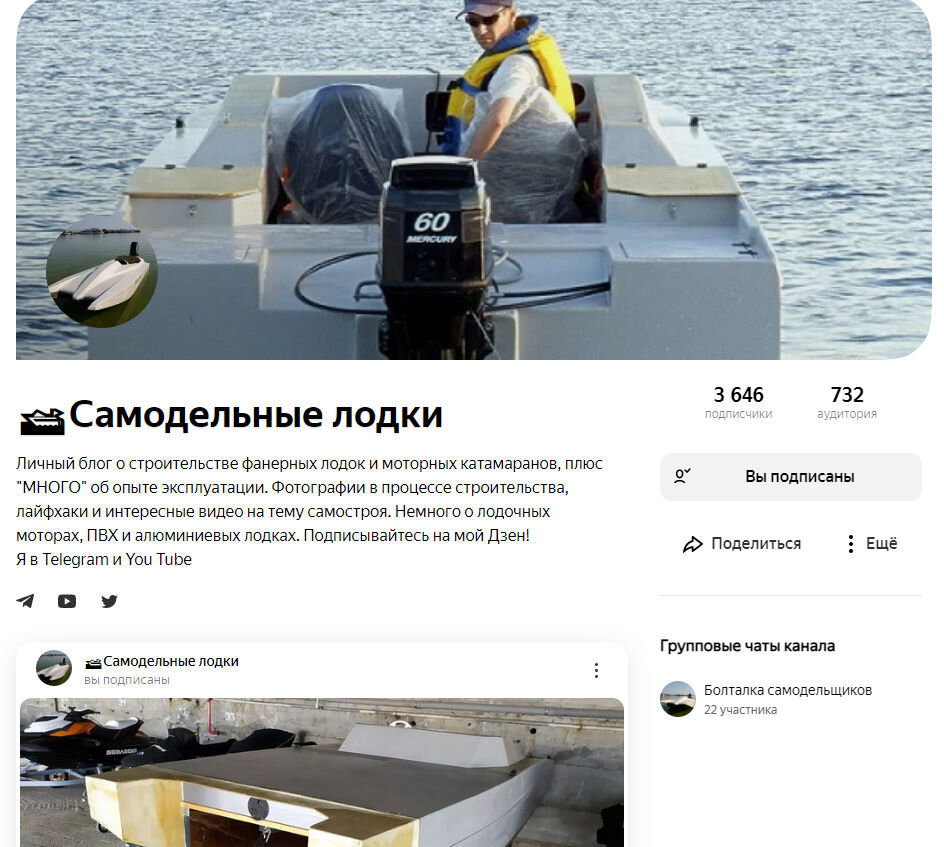 Скриншот страницы нашего блога. Не все отписались, как бы алгоритм не старался отписать людей)