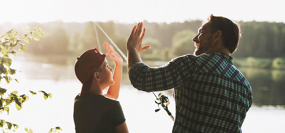 Рыбалка с семьей