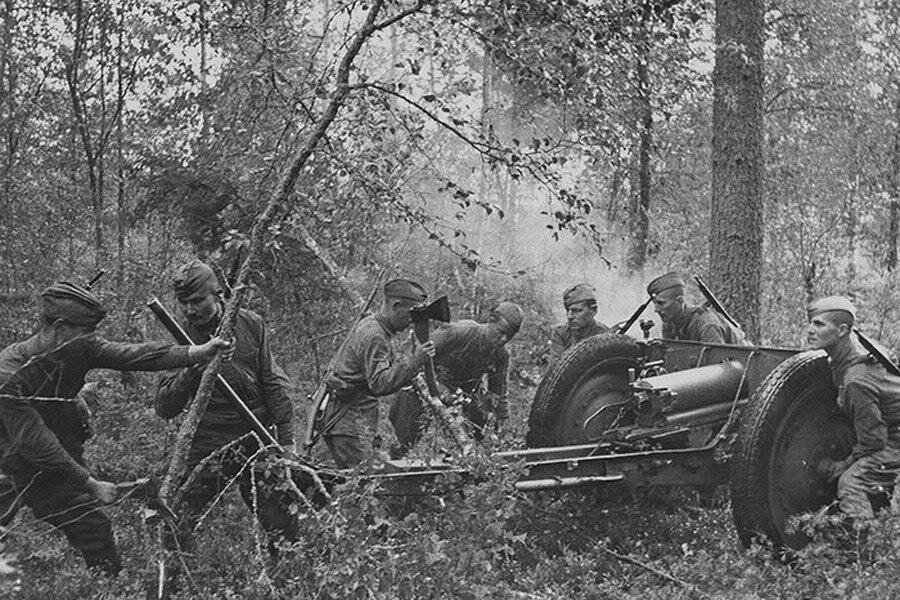 Бои 1941 год. 76-Мм Полковая пушка образца 1927 года. 76 Мм Полковая пушка образца 1927 года в ВОВ. Полковая пушка обр 1927 года в ВОВ. Русско немецкая война 1941-1945.