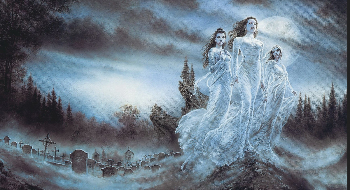 Картина призрак. Royo Luis вампиры. Луис Ройо вампирши. Luis Royo вампирша. Невеста Луис Ройо.