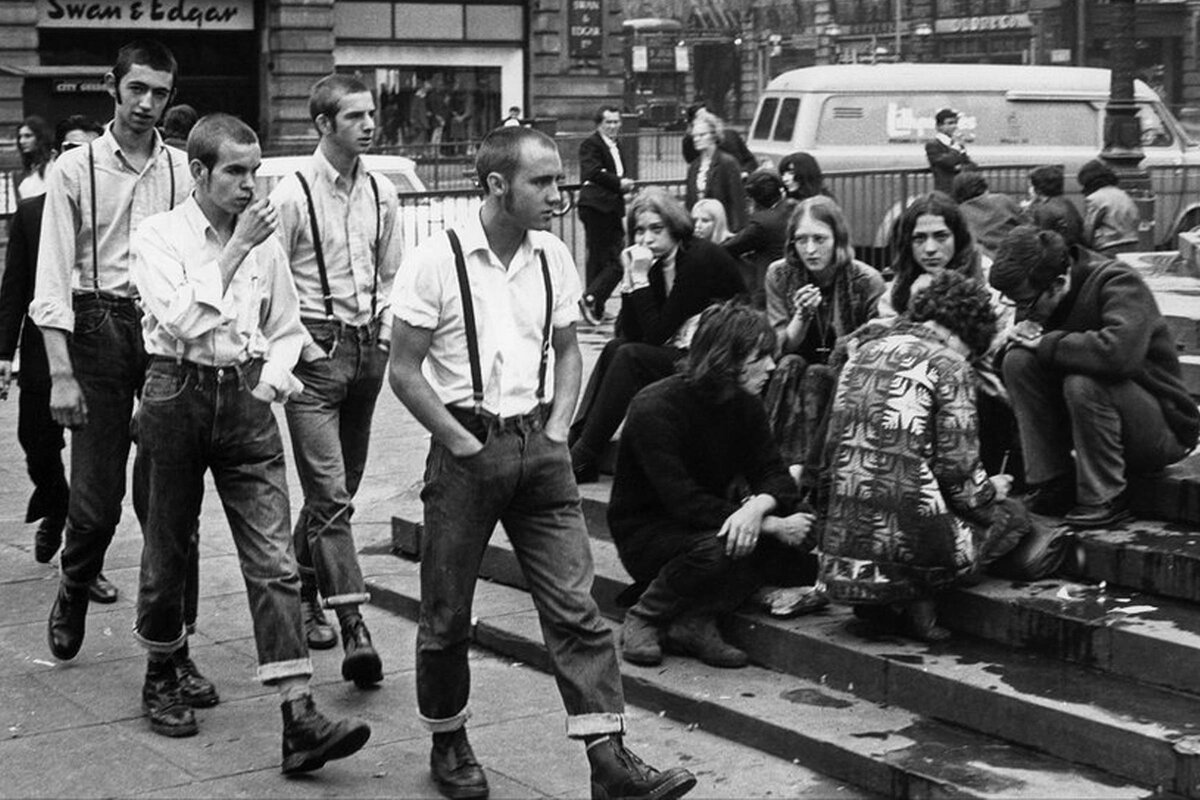 Субкультуры 1960. Skinheads 1969.