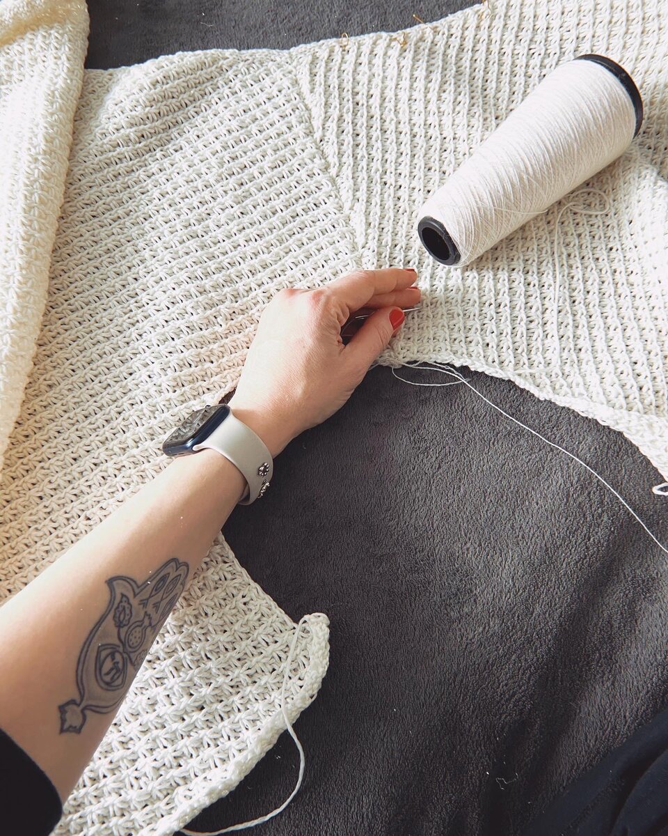 сборка плечевого шва