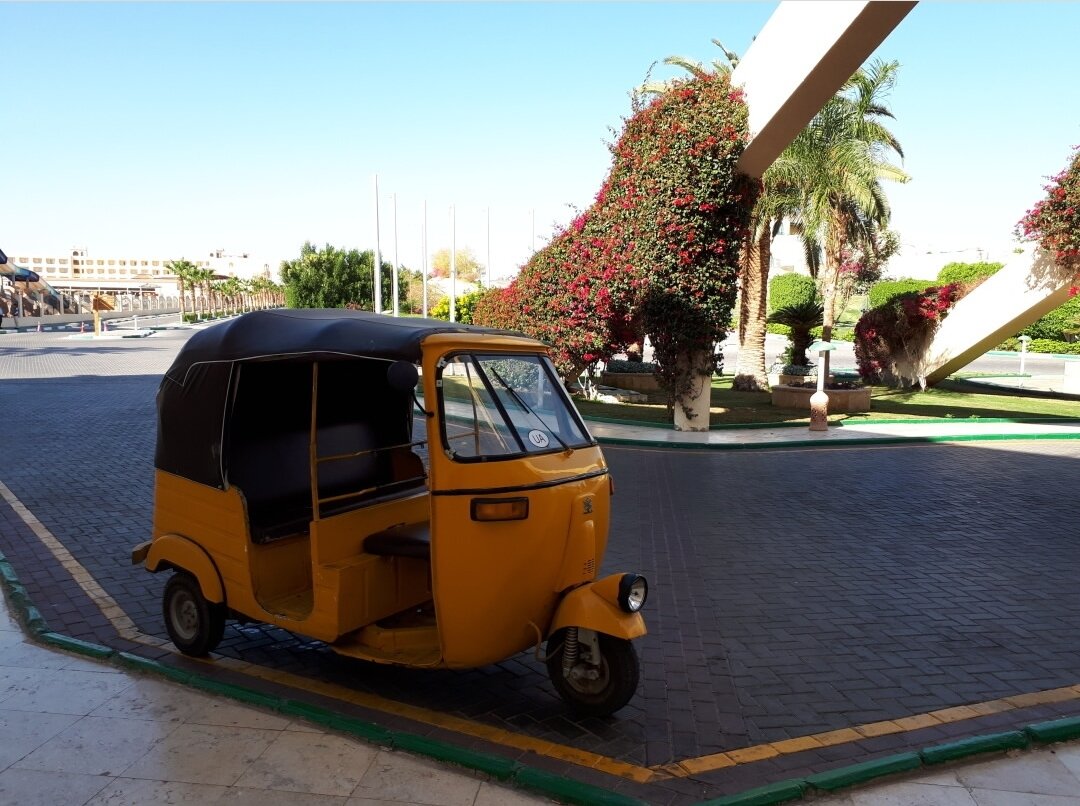 Тук-тук для перемещения в Луксоре и Каире. Из личного архива.