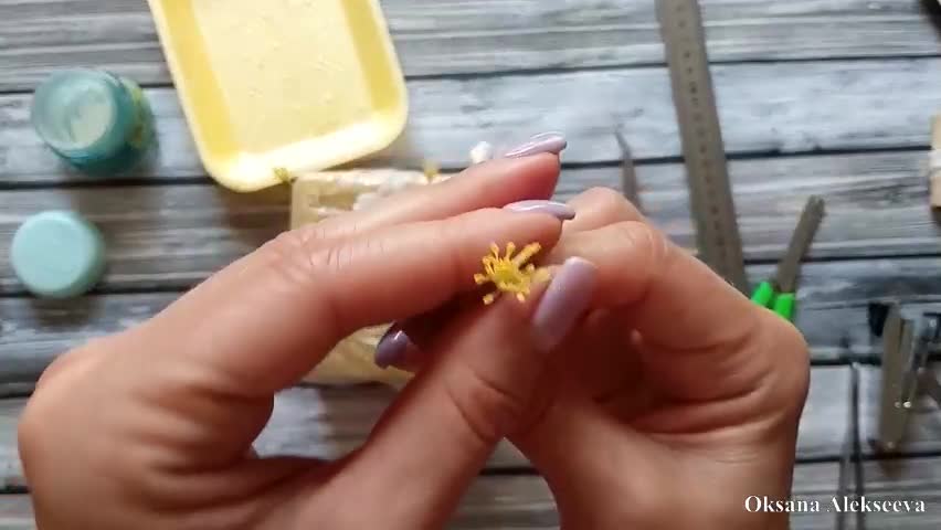 Очень тонкие тычинки для цветов своими руками