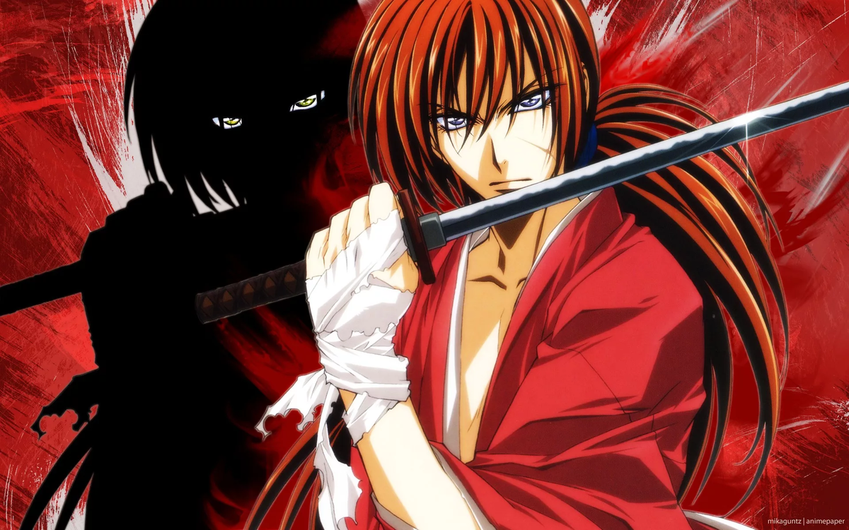 Rurouni Kenshin (1996) - Бывший убийца клянется никогда больше не убивать и помогает людям, чтобы искупить вину за свое прошлое в качестве хитокири (убийцы людей).