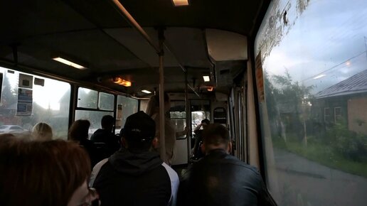 Троллейбус ЗиУ-682 КВР БТРМ-4003. Неторопящиеся вечерние покатушки по Барнаулу.