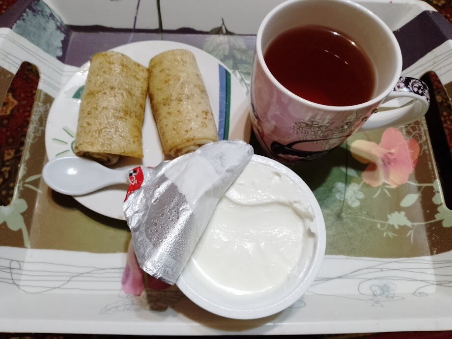 Мой ужин .Фото автора.