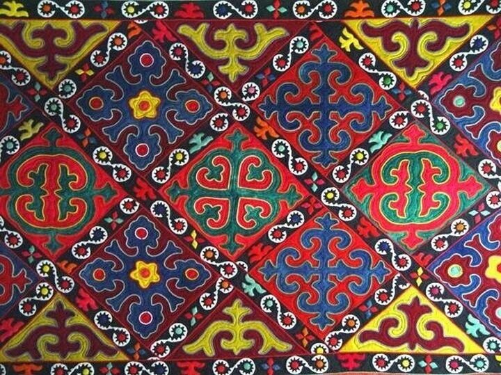 Кыргызский национальный орнамент (Источник: https://2-kartinki.ru)