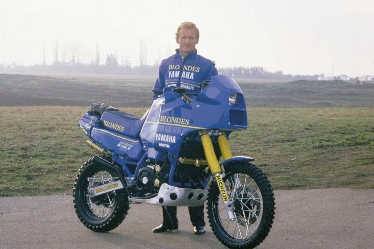 Жан-Клод Оливье со своим детищем Yamaha FZT.