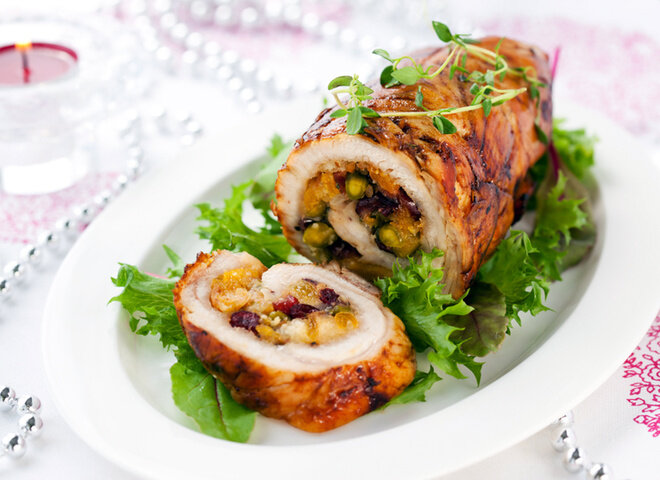 Рулет из котлетного мяса