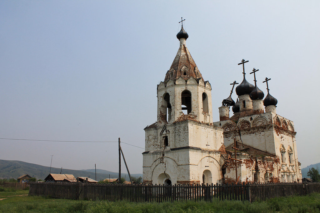 Успенская Церковь в Калинино Забайкальский край