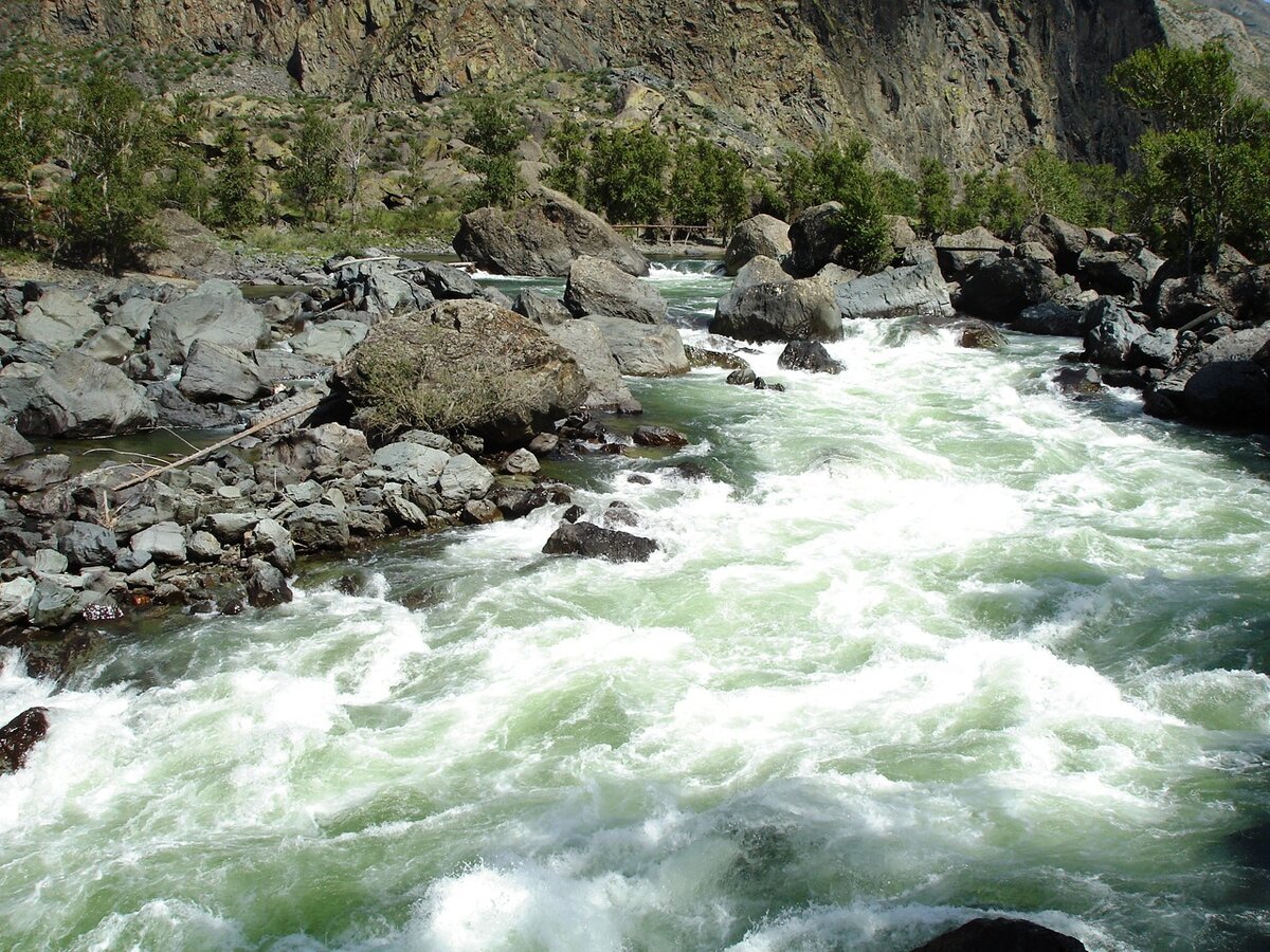 Река Чулышман горный Алтай сплав