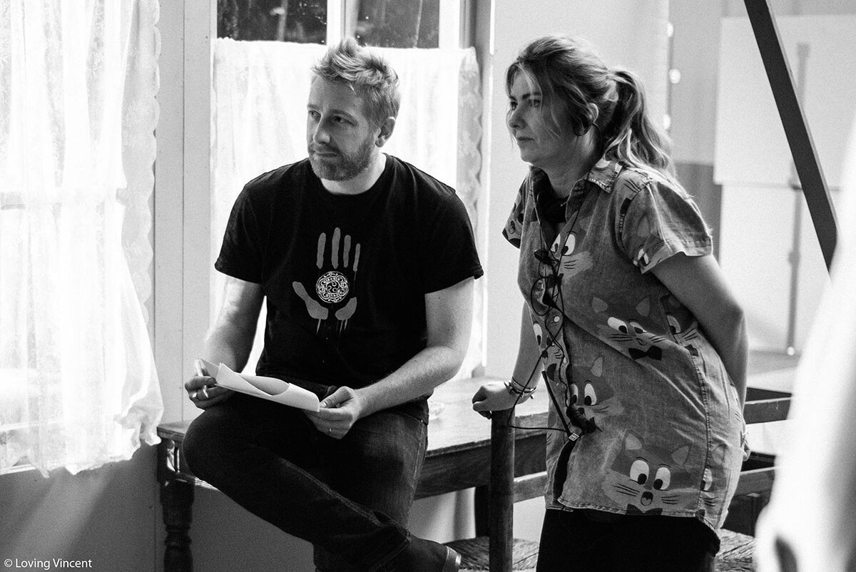 Режиссеры фильма, супруги Хью Велчман и Дорота Кобелла 