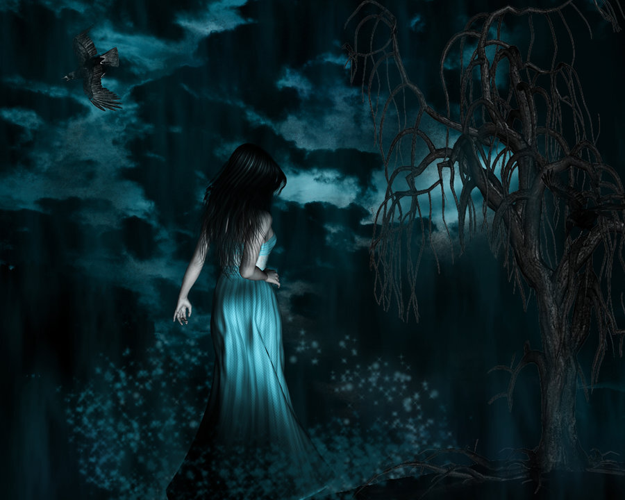 Демина ведьмина ночь. Ведьма мистика. Ночь ведьм. Девушка в лесу мистика. Ведьма в лесу ночью.