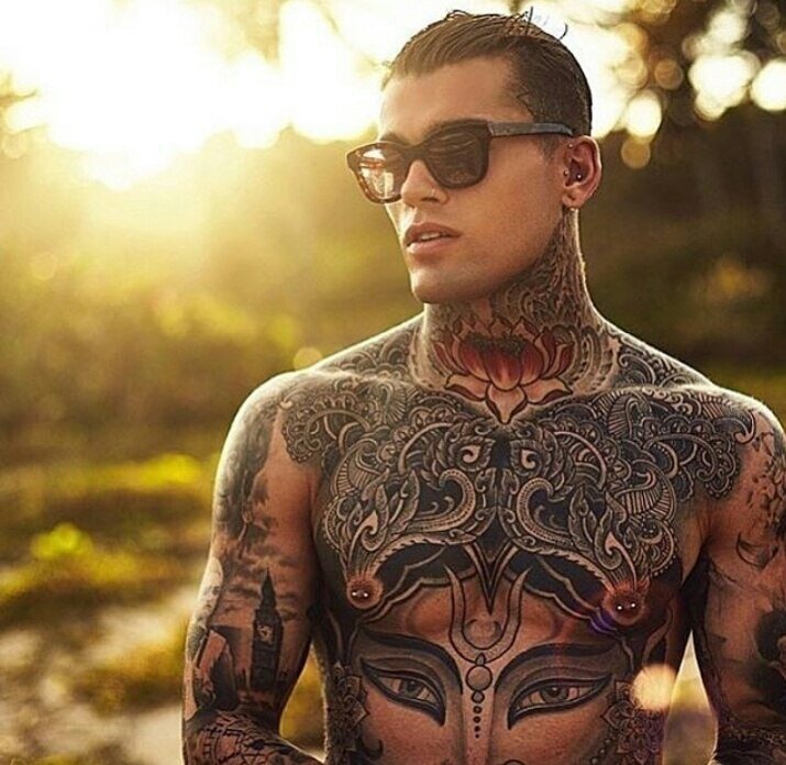 Смысловая нагрузка и значение популярных мужских татуировок