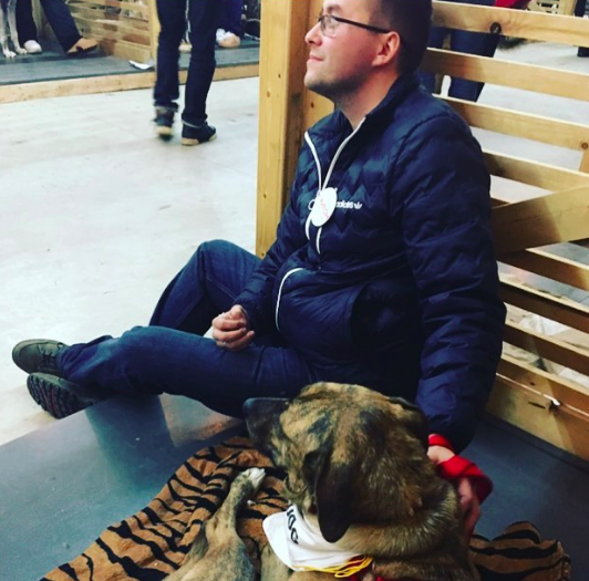 Волонтер Кожуховского приюта, Мирон. 