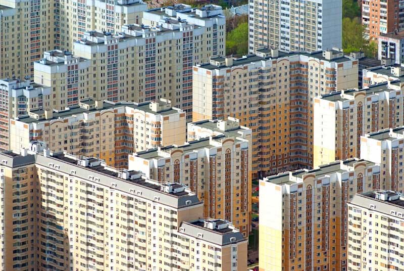 Кварталы массовой застройки 
