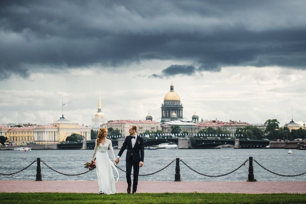 Влюбленные в Санкт Петербурге