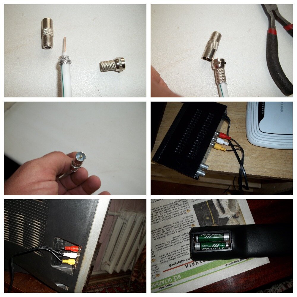 Подключение антенны к телевизору lg