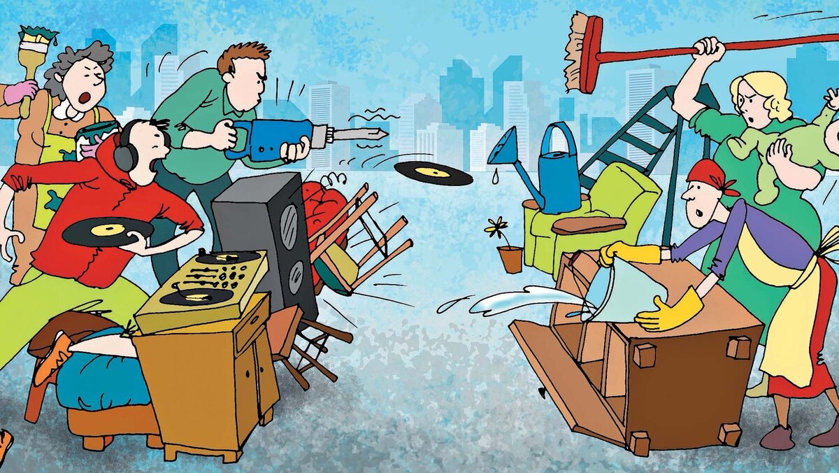 Типичная картина в субботу