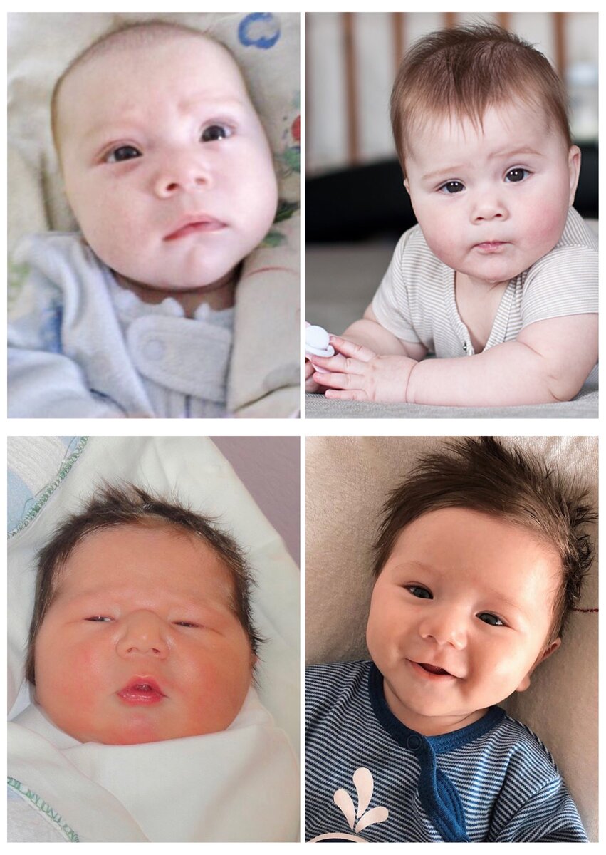 Дети до знакомства со мной и месяц спустя