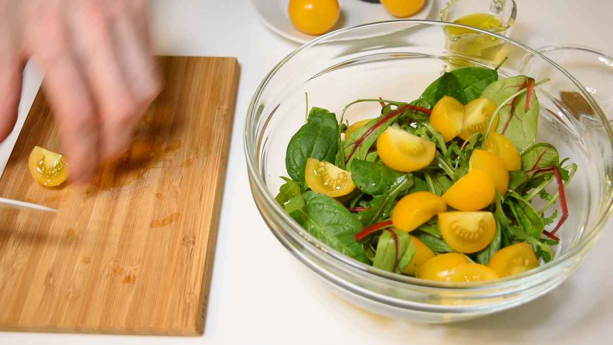 Нарезаем черри