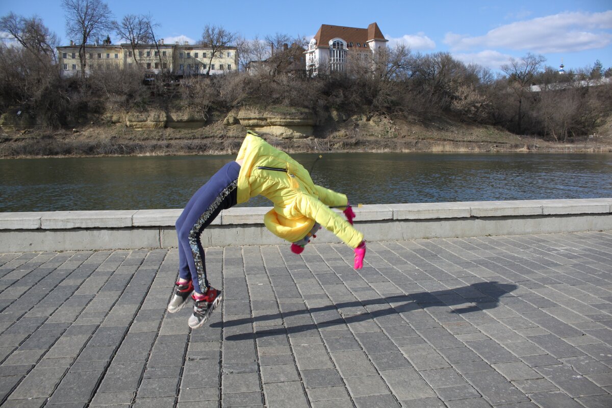 Обычная прогулка моей дочки.