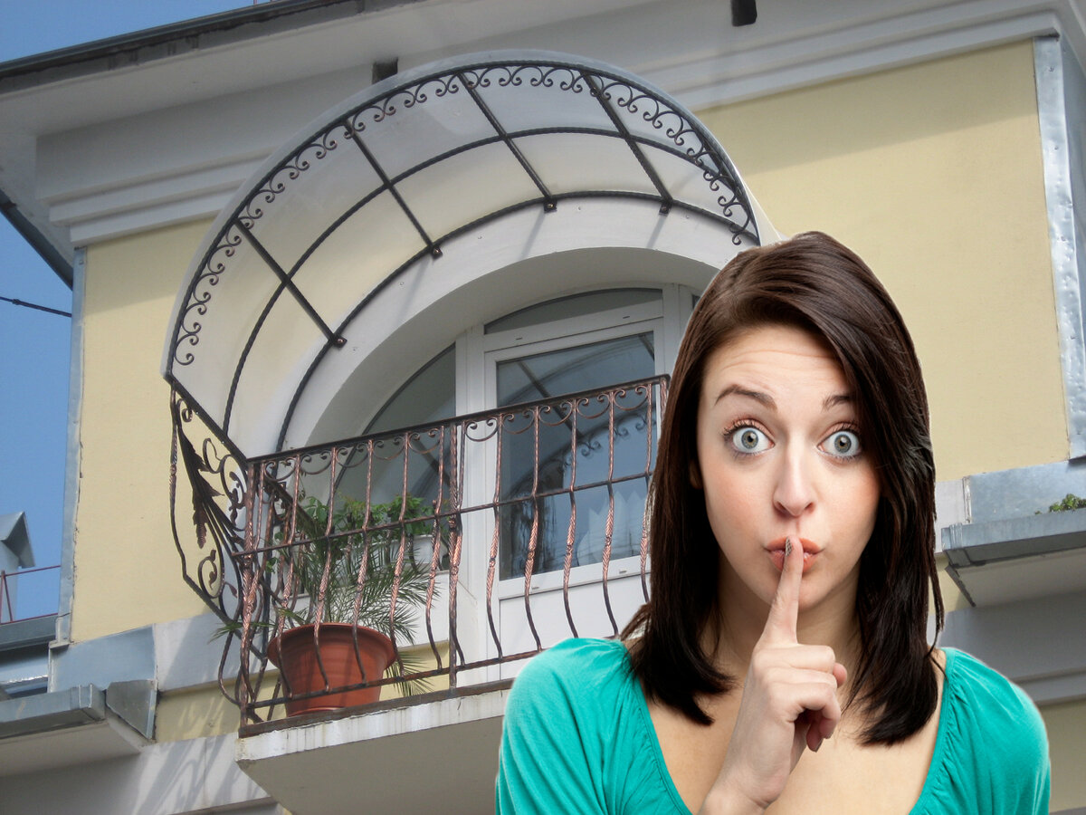 Из чего дешево сделать крышу балкона