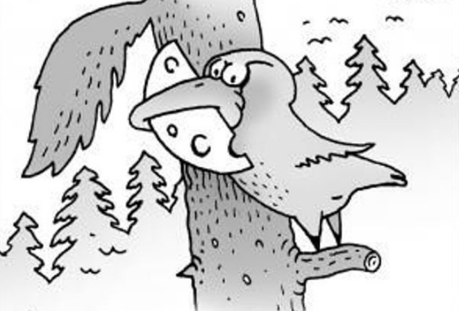 Ворона и лиса