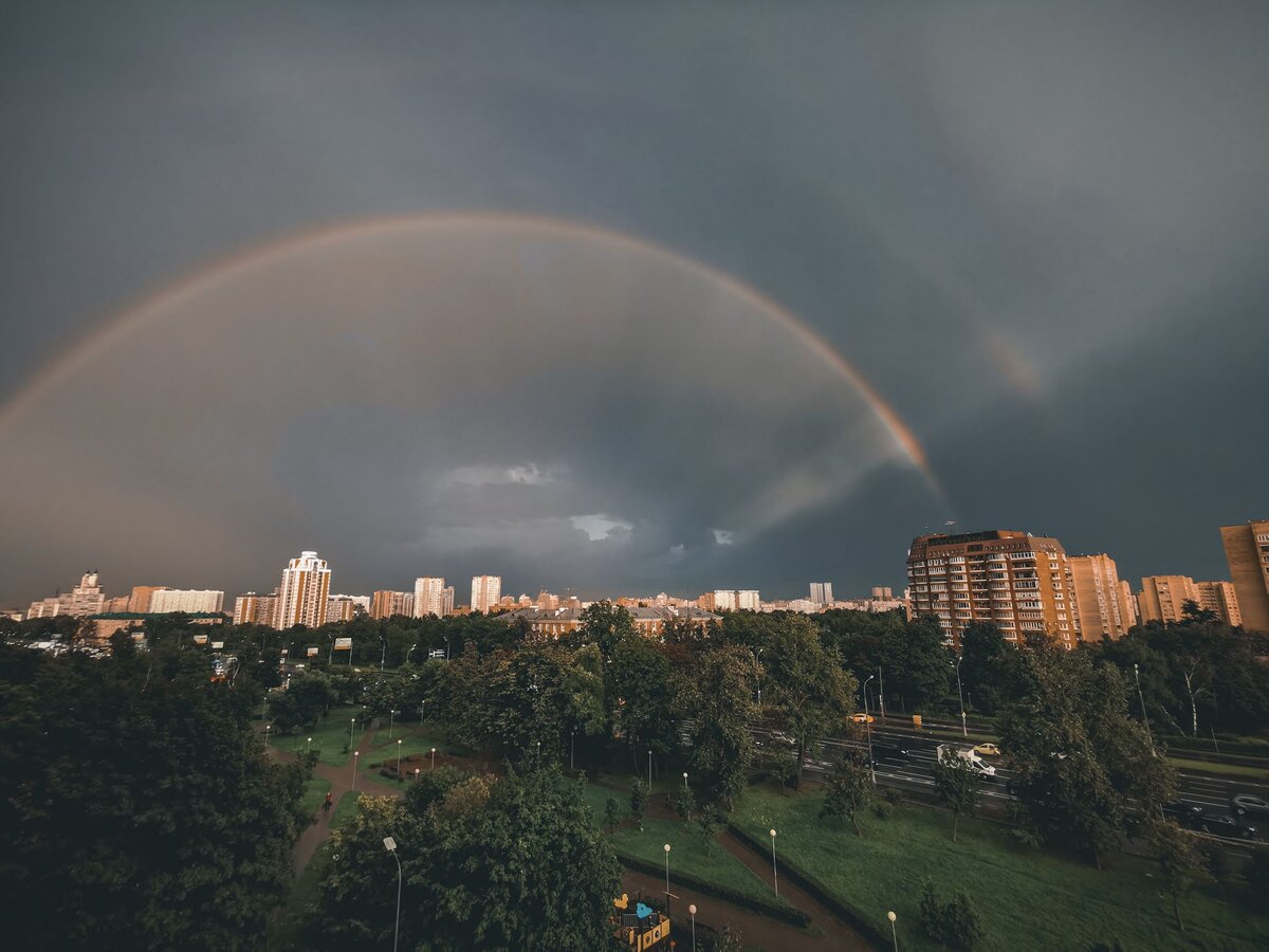 Полная радуга фото