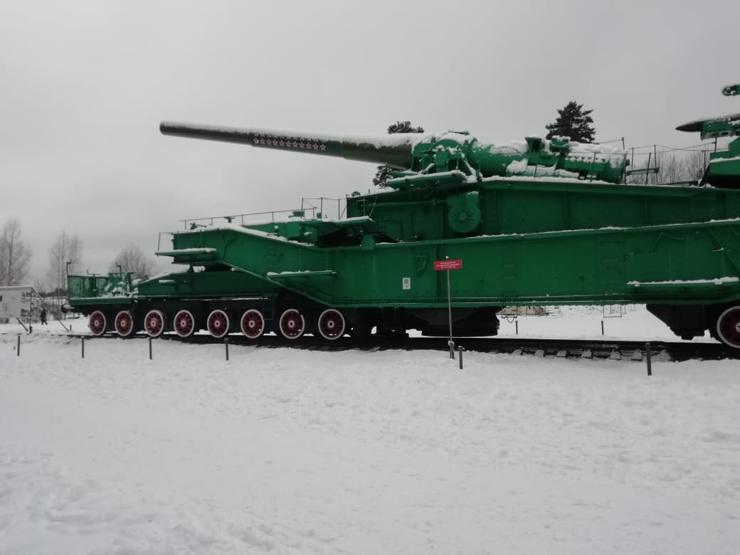Бронипоезд в Красной Горке.