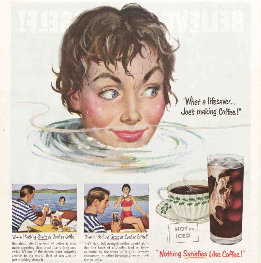 Реклама 1951 года, с сайта saturdayeveningpost.com