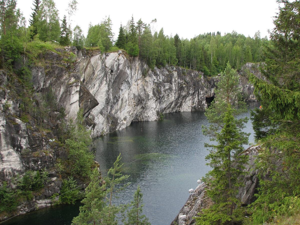 Горный парк. Рускеала. Карелия. Фото Натальи Семеновой с сайта Wikimedia Commons