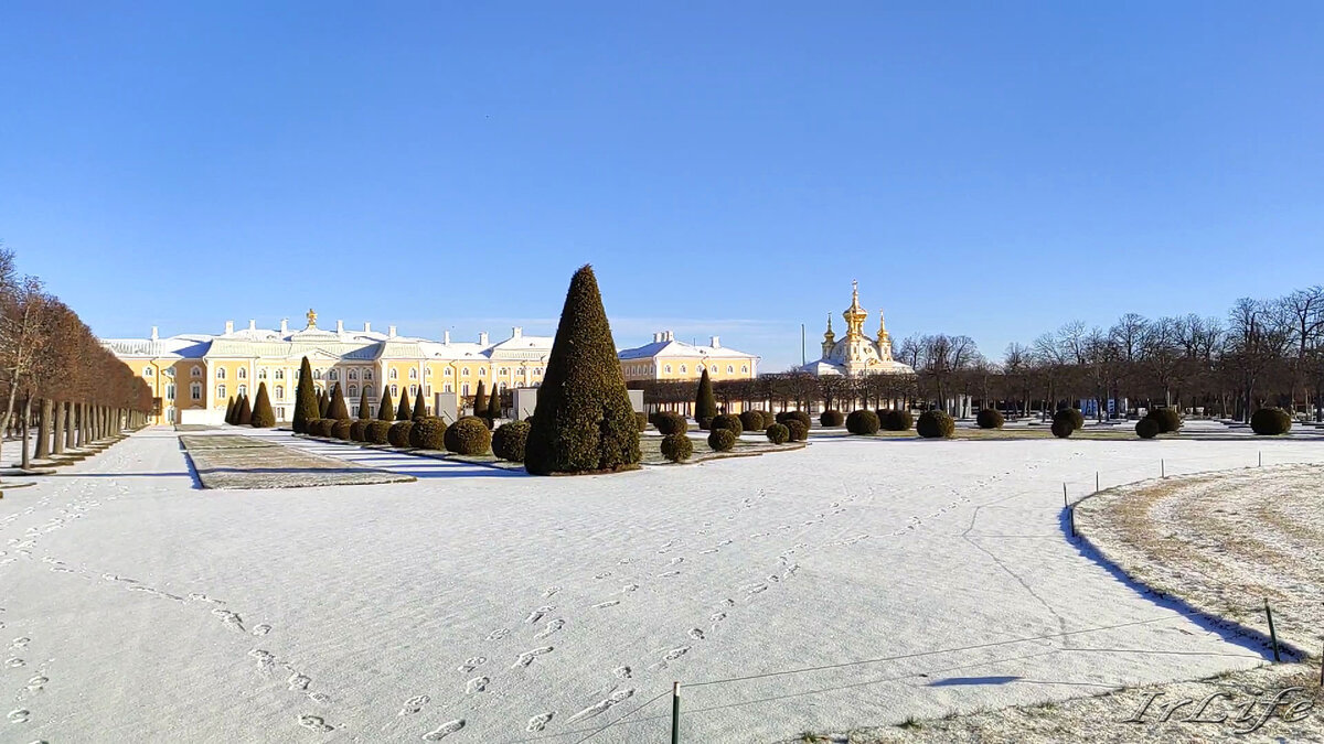 Петергоф. Верхний сад. Январь 2020 г.