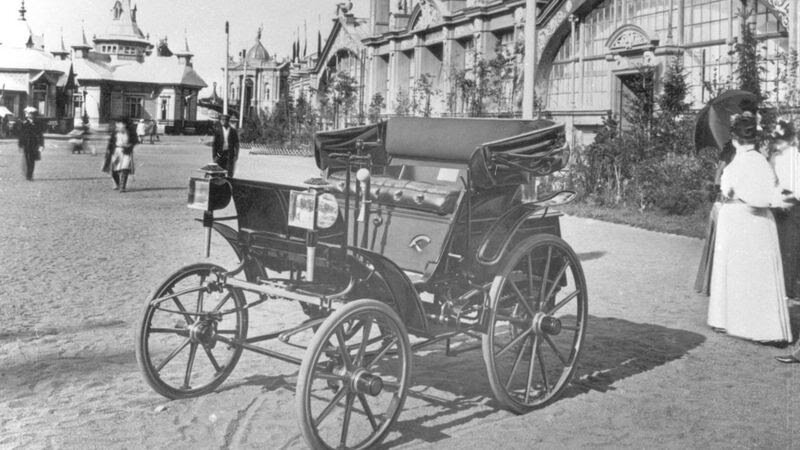 Автомобиль Фрезе-Яковлева на Нижегородской выставке.