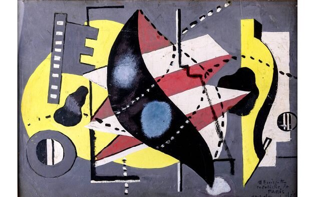 Фернан Леже «Посвящение С. М. Эйзенштейну», 1929–1930 год © ФГБУК «Музей кино»