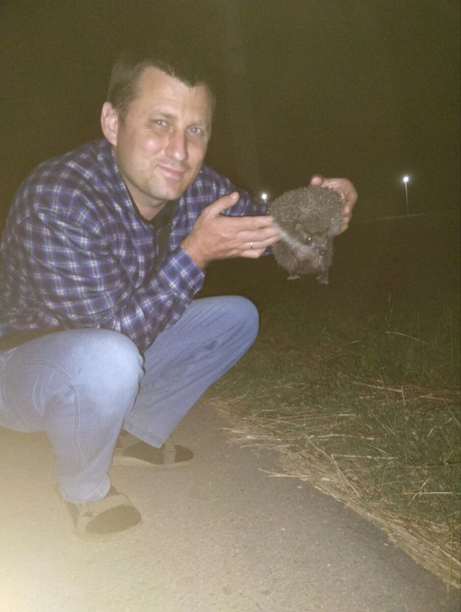 Ёжик мимо пробегал не зря, попал в дзен. Фото жены Настеньки. 