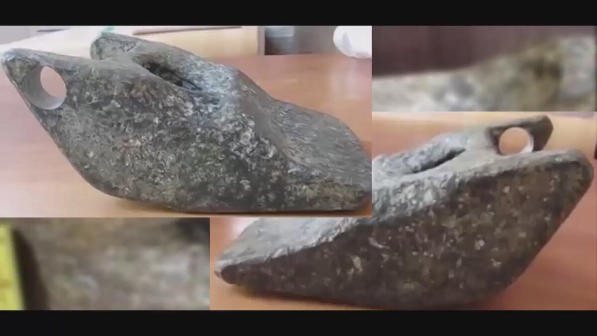 Видно, что отверстие в ушке просверлили совсем недавно: там нет оксидной пленки.