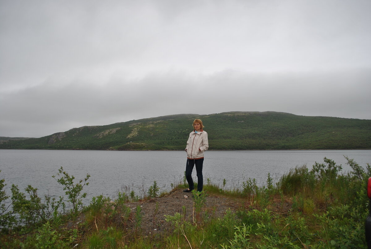 Летом на фоне сопок