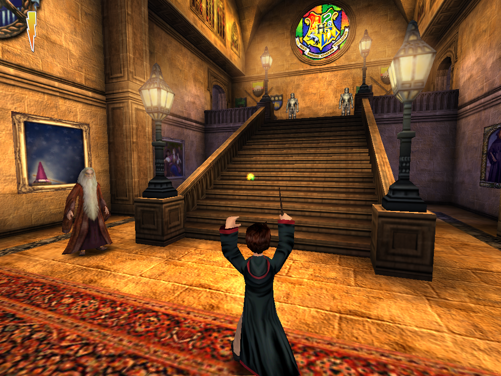 Дамблдор приветствует Гарри