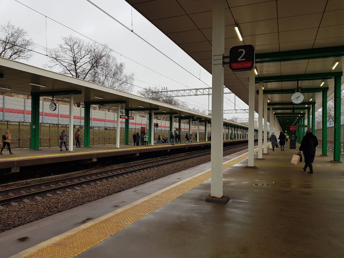 Дошли до станции Стрешнево(Ленинградская)