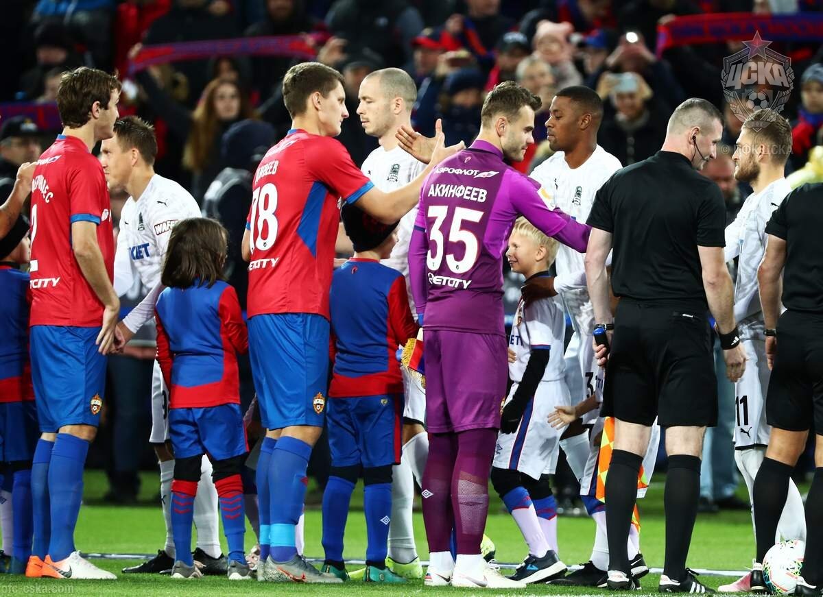 Перед матчем ЦСКА - "Краснодар". Фото: pfc-cska.com