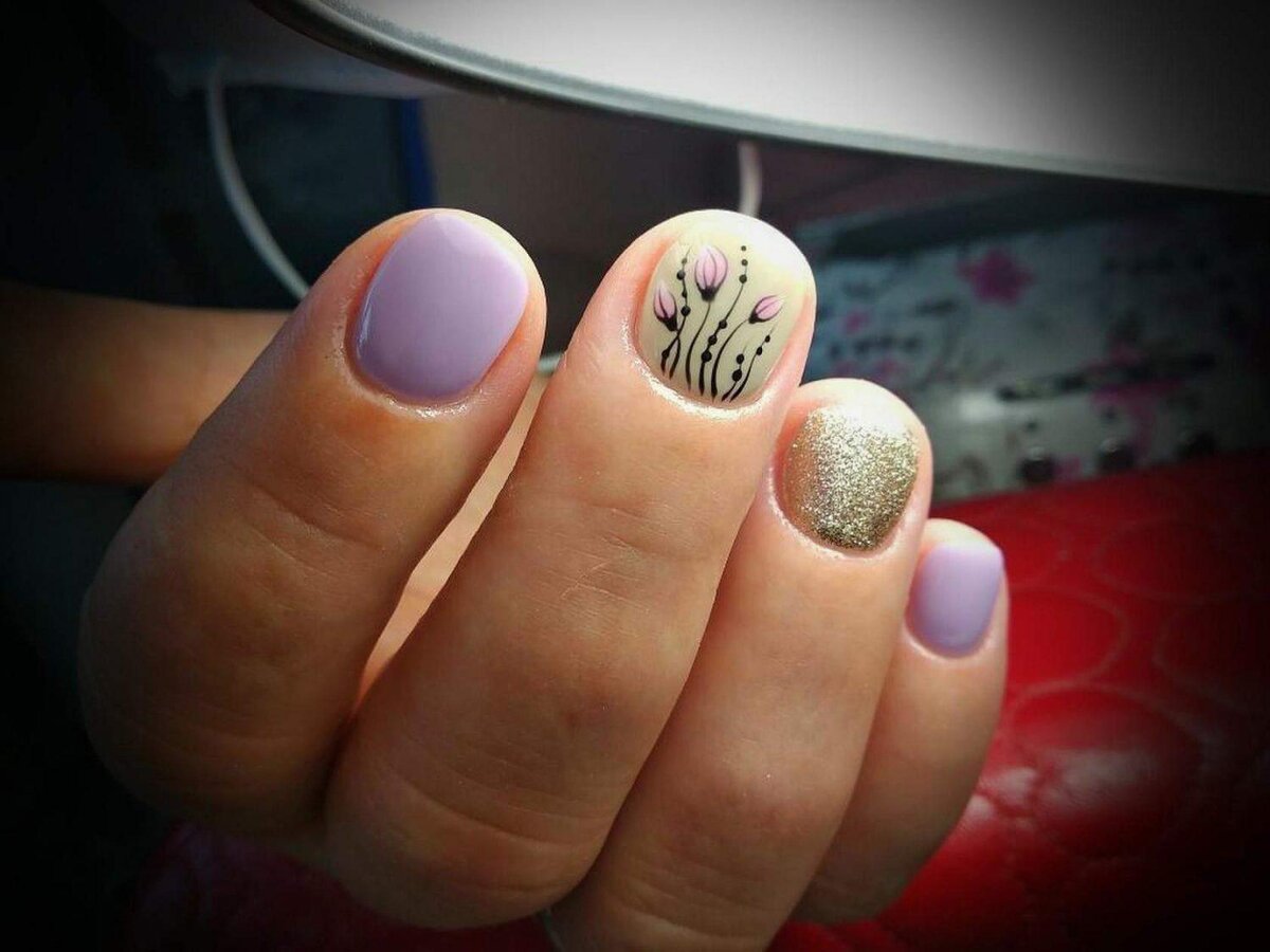 30 atemberaubende Maniküre-Ideen für kurze Nägel Herbst 2018 Nails, Manicure, Sh